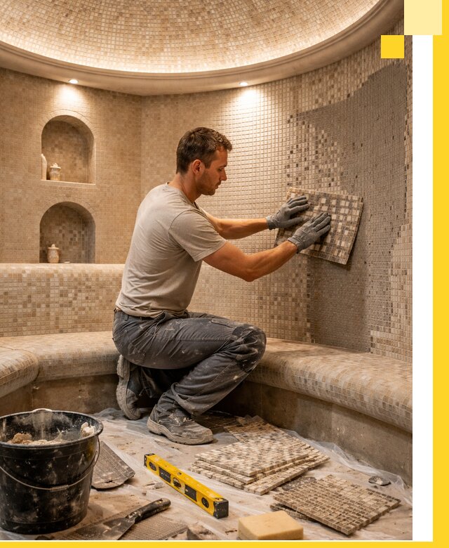 Устройство и монтаж домашнего хамама под ключ в Армавире