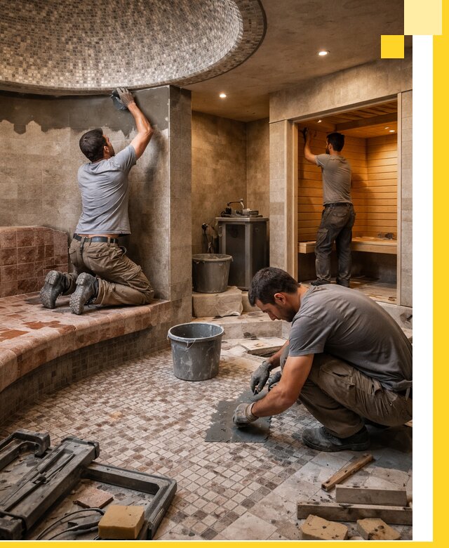 Проект и строительство хамама бани и сауны под ключ в Армавире