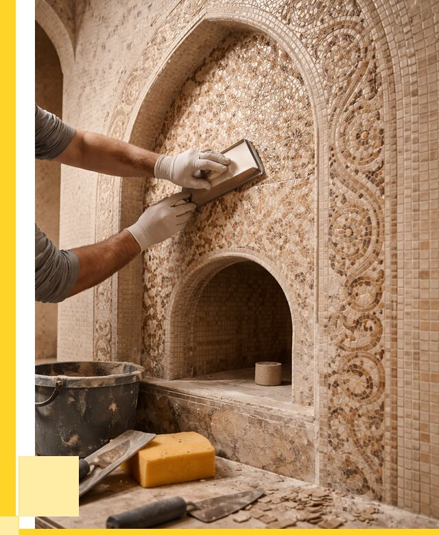 Мозаика для хамама в Армавире под ключ от 5066 р. | ЭриданРмв