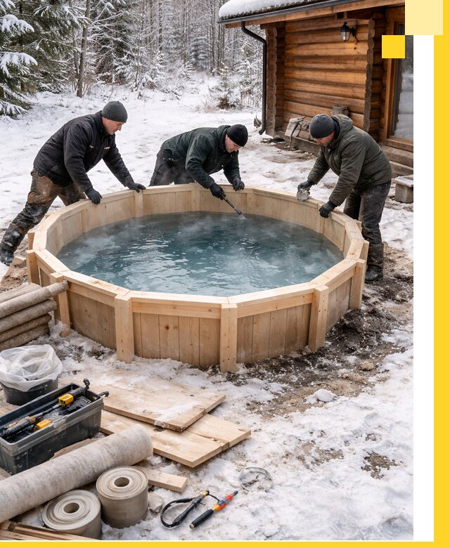 Изготовление и установка ледяных купелей под ключ в Армавире